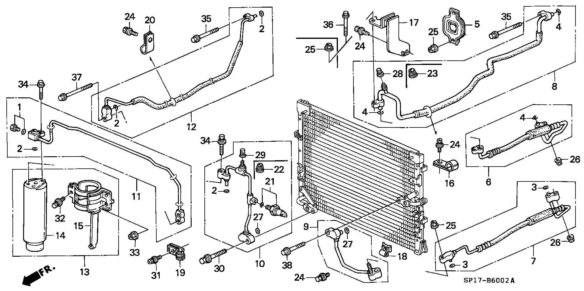 Porsche 80350-SP0-003 - Sausinātājs, Kondicionieris ps1.lv