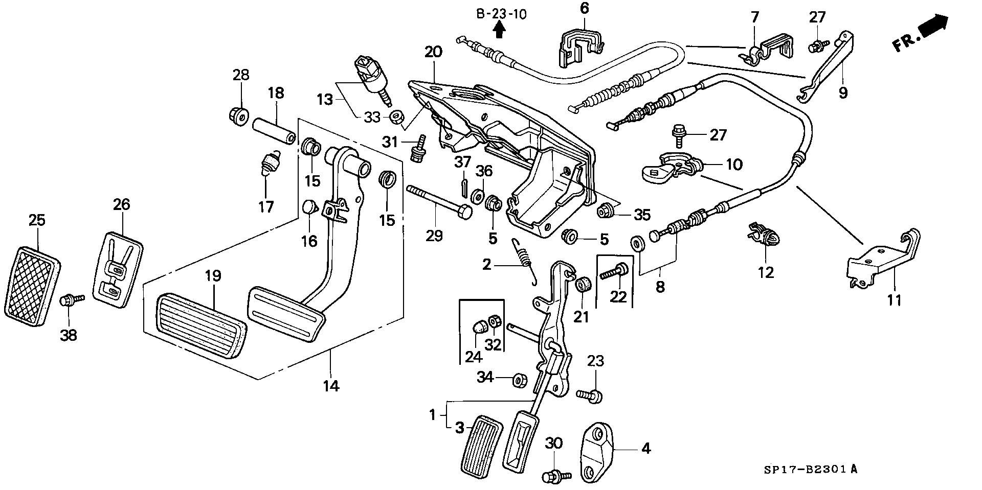 ACURA 36750-SE0-013 - Slēdzis, Sajūga vadība (Tempomat) ps1.lv