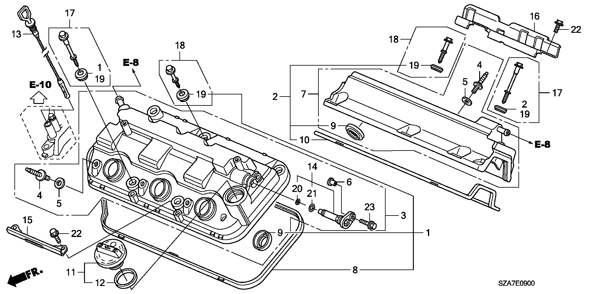 Honda 90442-P8A-A00 - Blīve ps1.lv