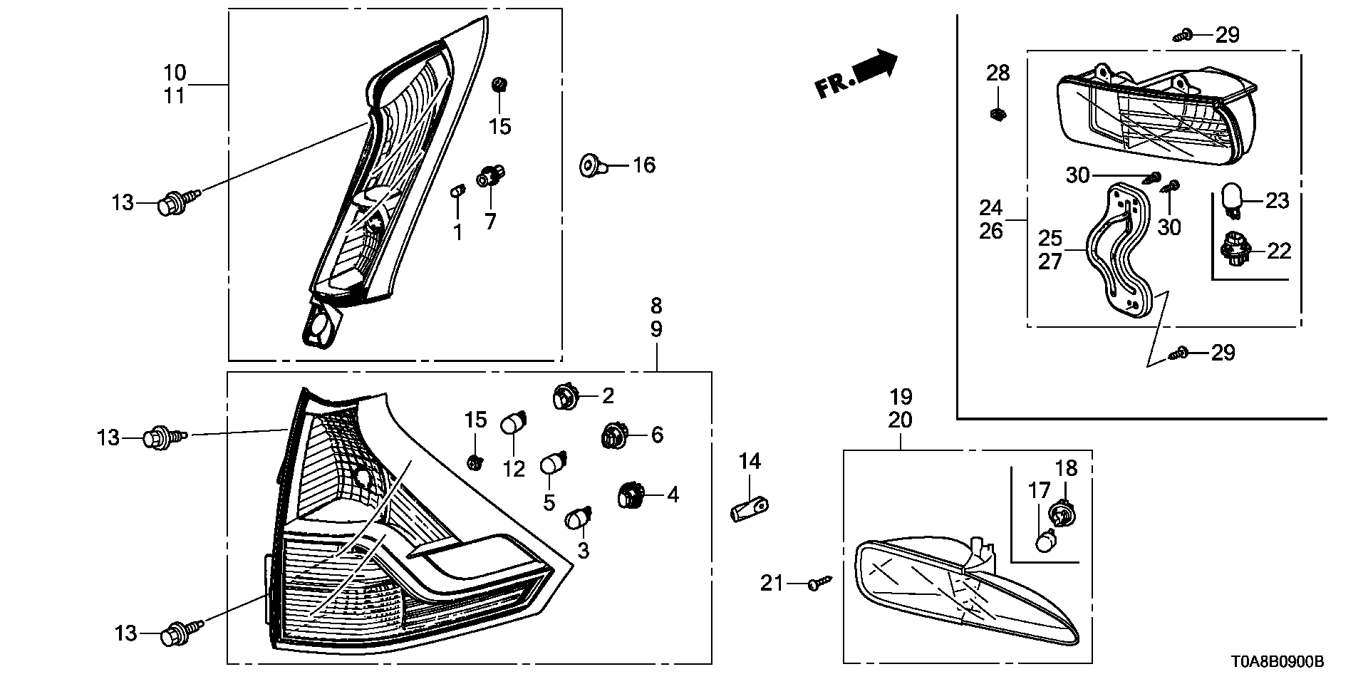 Honda 34906-ST5-003 - Kvēlspuldze, Dienas gaismas lukturis ps1.lv