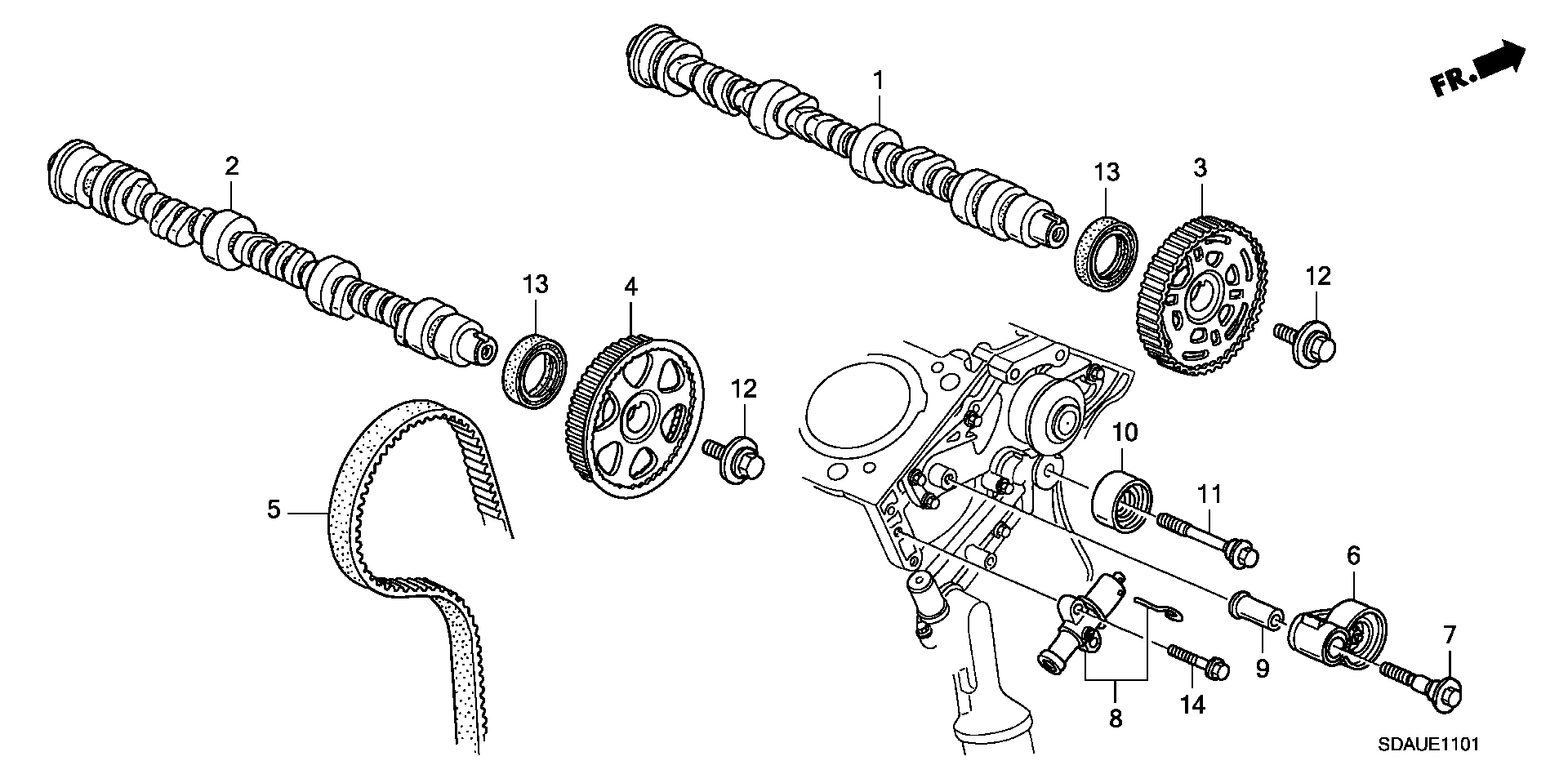 Honda 91213-P8A-A01 - Vārpstas blīvgredzens, Sadales vārpsta ps1.lv