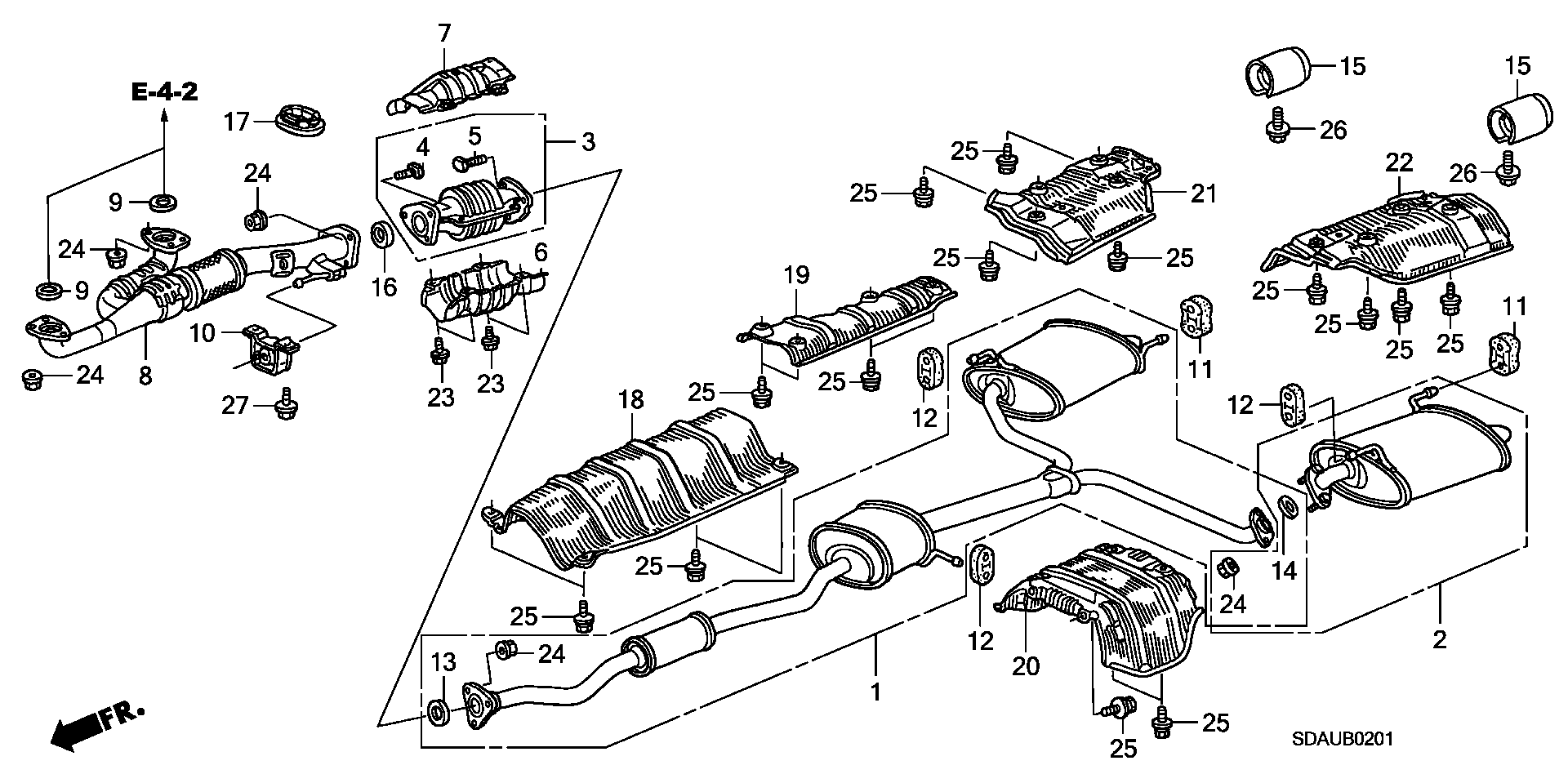 Honda 18212-SA7-003 - Blīvgredzens, Izplūdes caurule ps1.lv