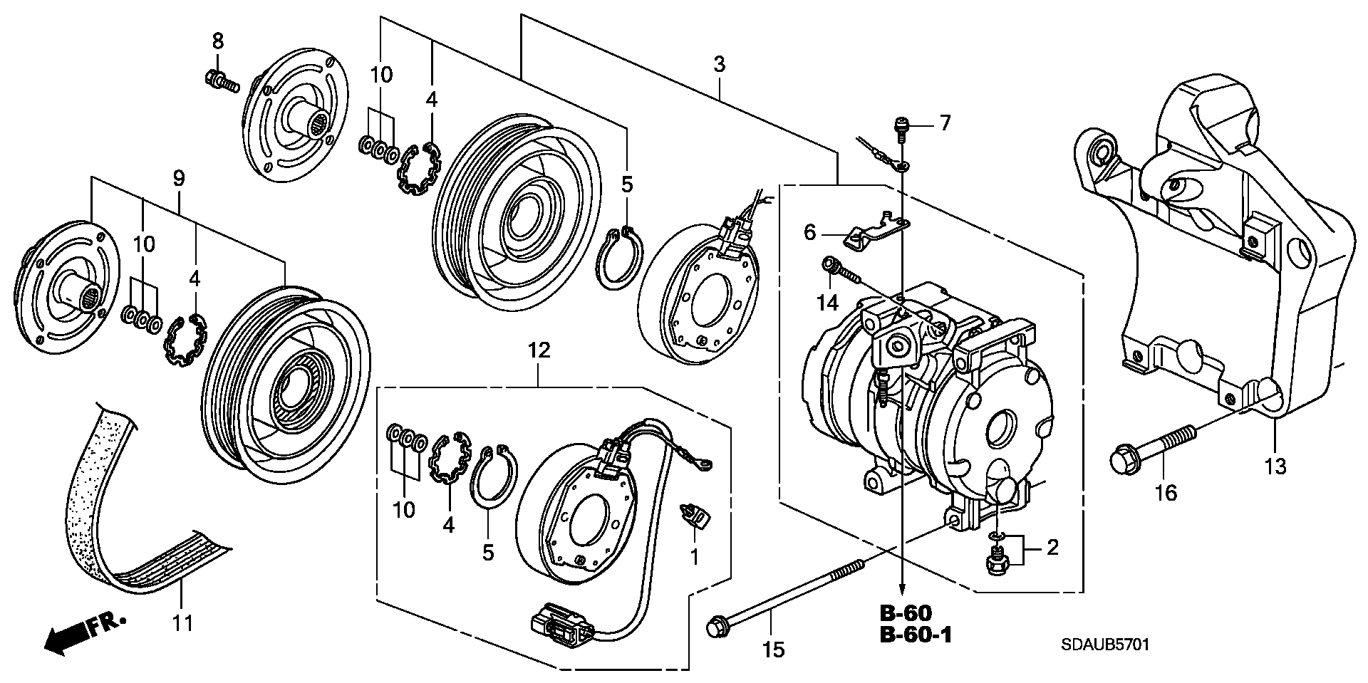 ACURA 38920RCAA03 - Ķīļrievu siksna ps1.lv