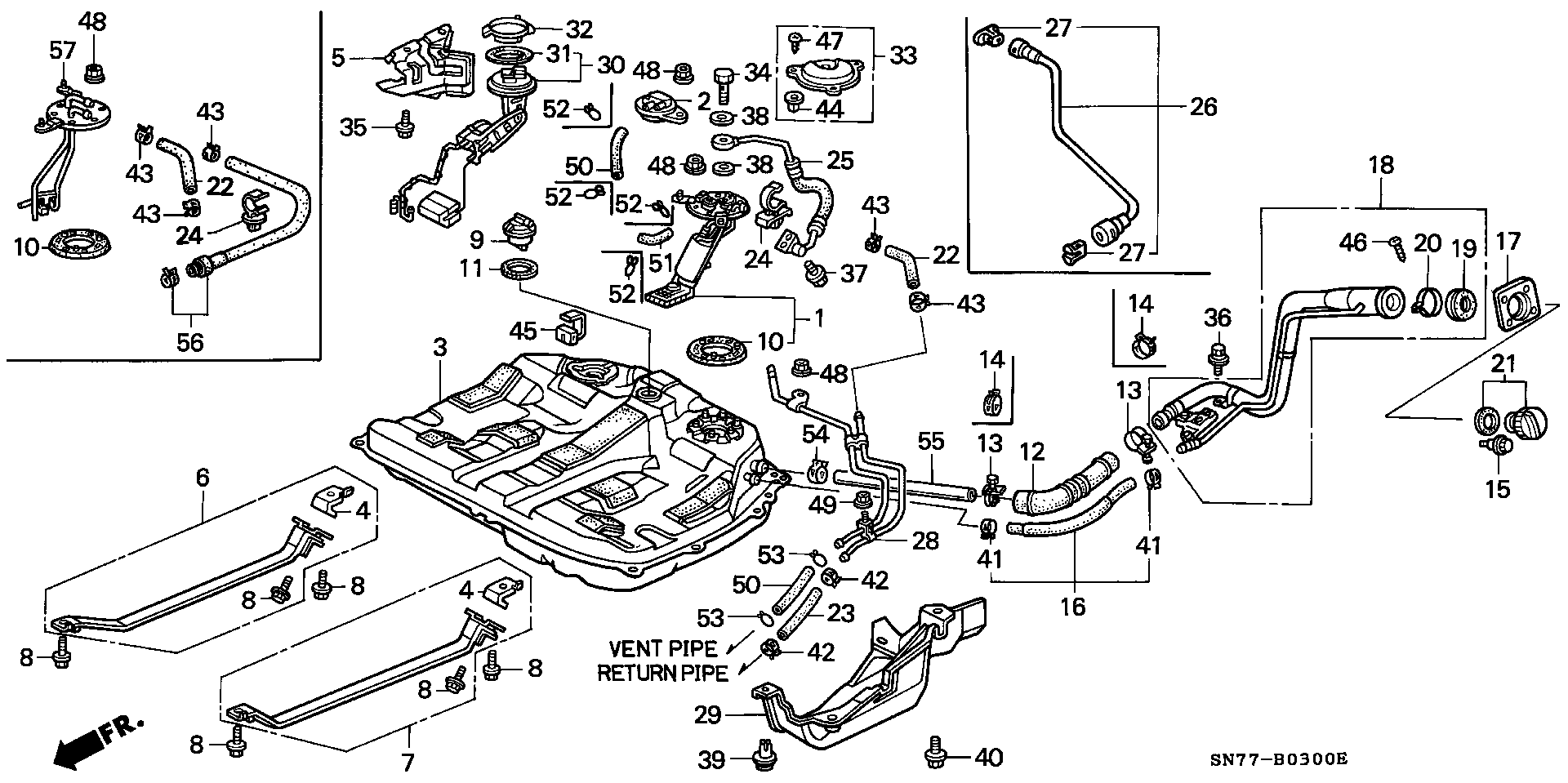 Honda 17040SN7E31 - Degvielas sūkņa modulis ps1.lv