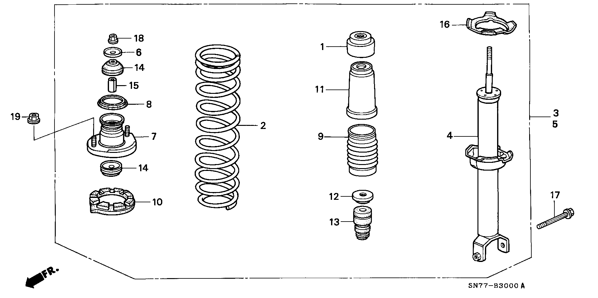 Rover 52611SN7E02 - Amortizators ps1.lv