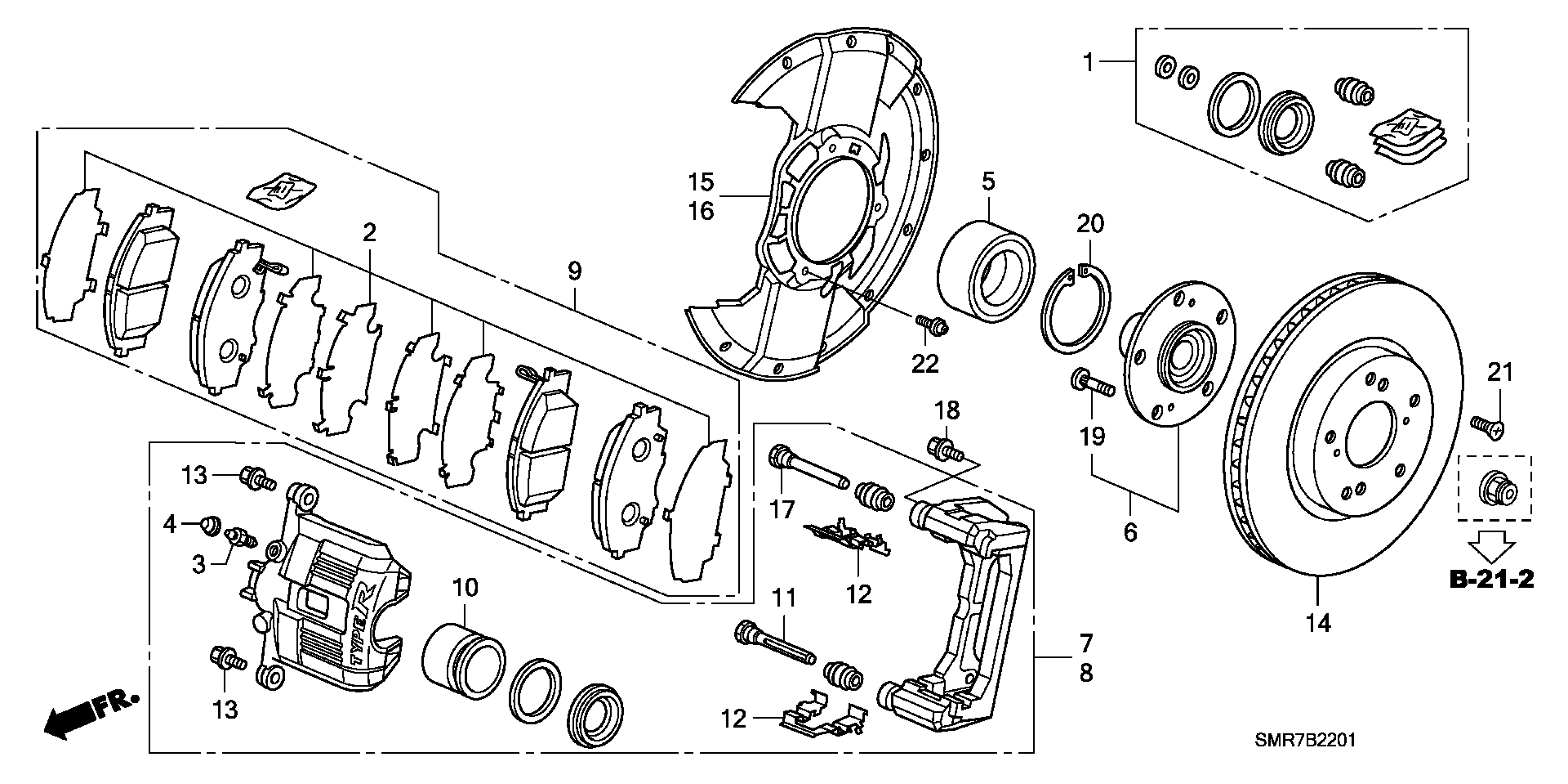 Honda 45251SMTE00 - Bremžu diski ps1.lv