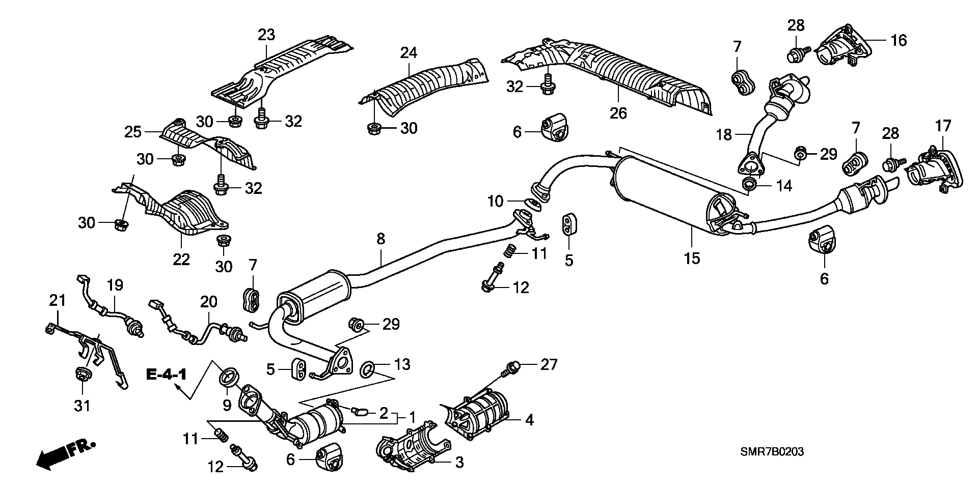 Honda 36532-RSP-E01 - Lambda zonde ps1.lv