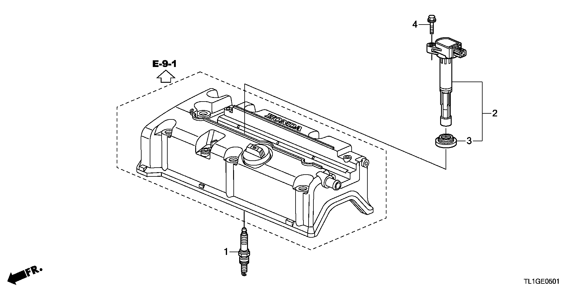 Honda 30522RGA004 - Blīve, Termostats ps1.lv