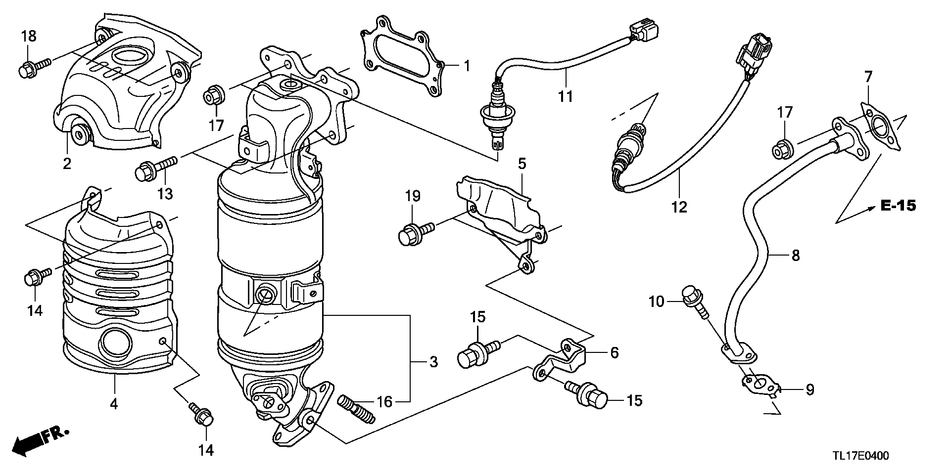 Honda 36531R60U01 - Lambda zonde ps1.lv