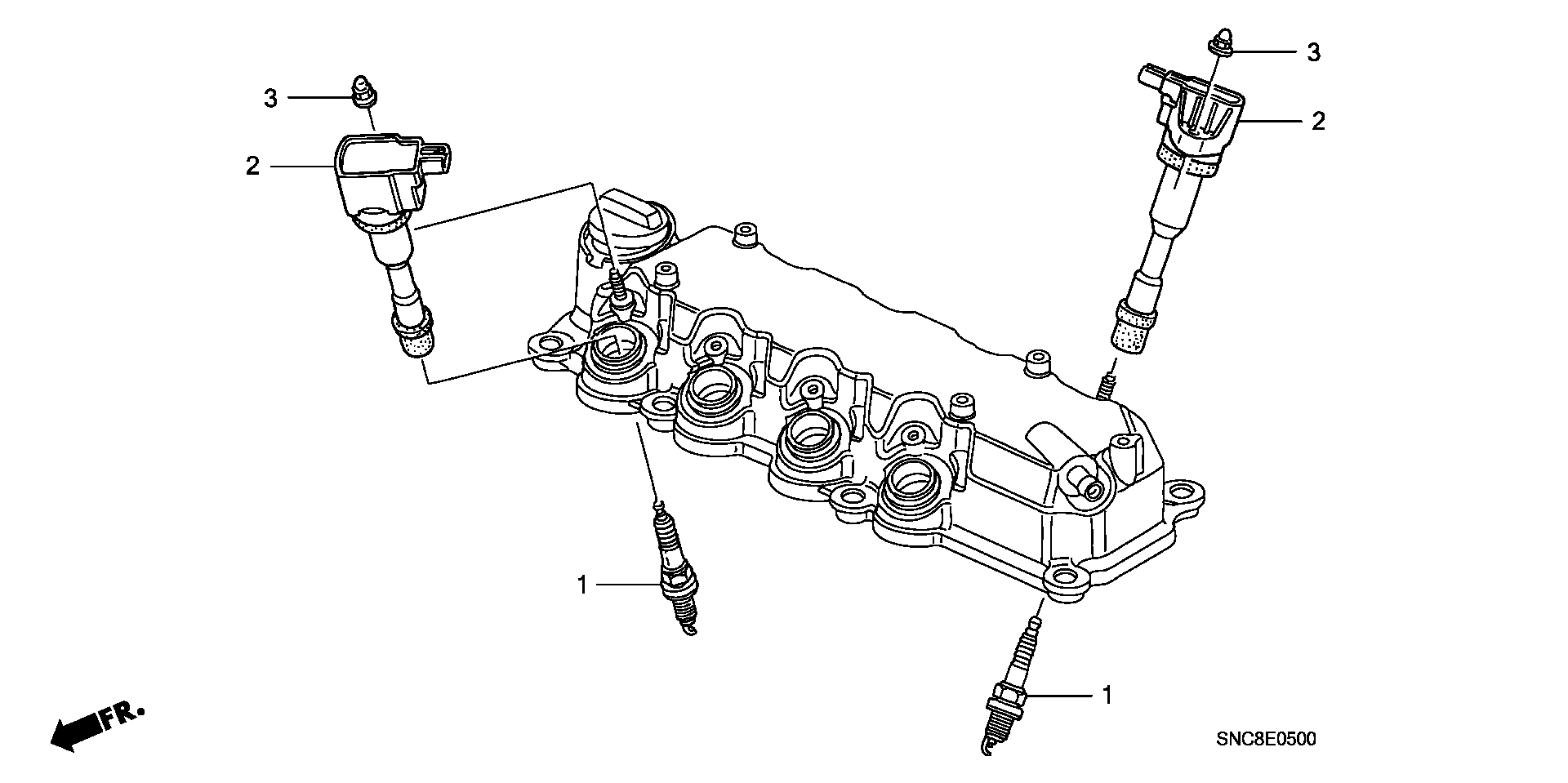 Honda 30521-PWA-003 - Aizdedzes spole ps1.lv