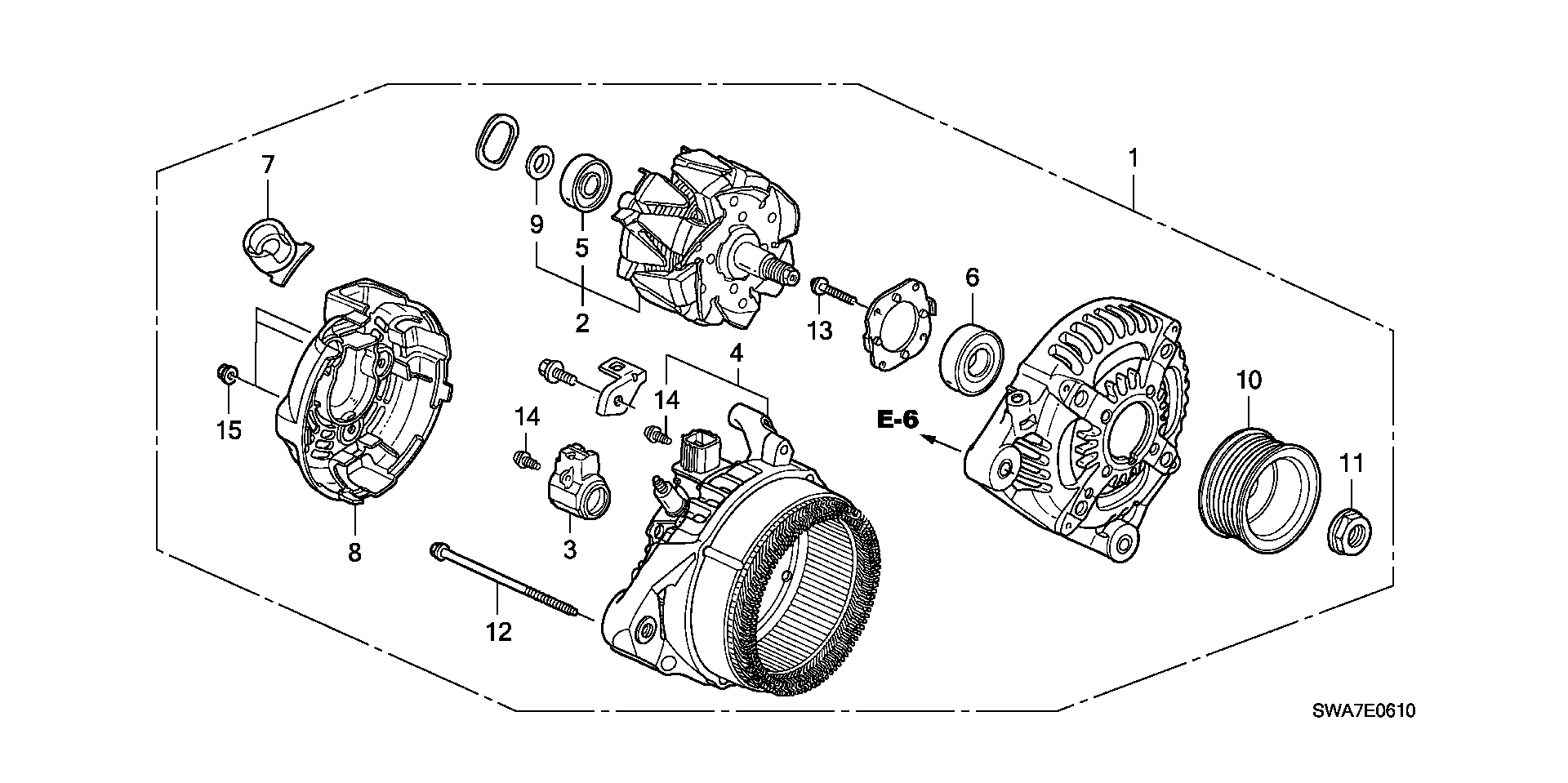 Honda 31100-RZP-G01 - Ģenerators ps1.lv