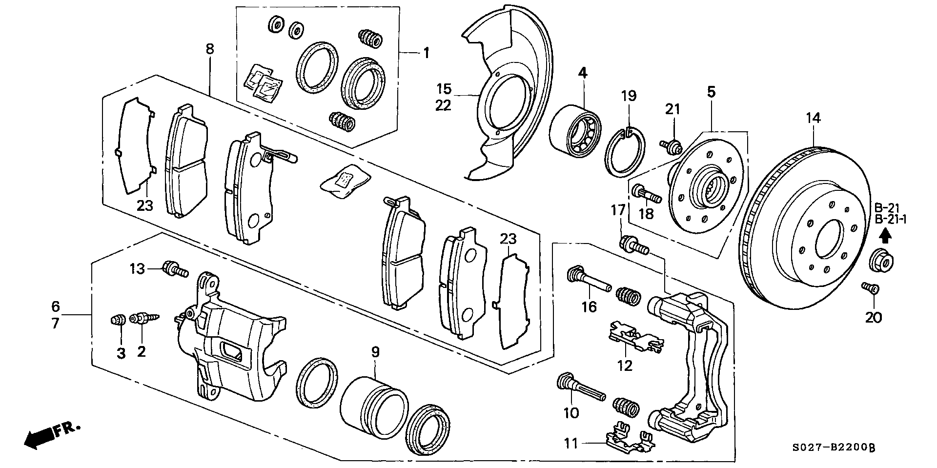 Honda 45251-SH1-A00 - Bremžu diski ps1.lv