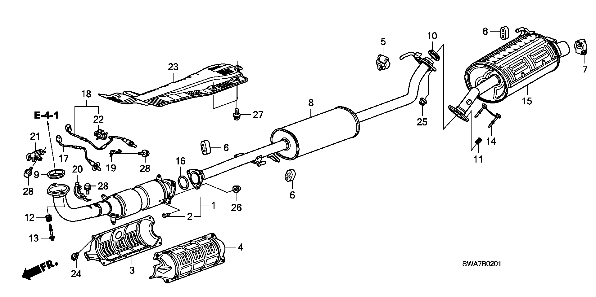 Honda 36532-RZA-004 - Lambda zonde ps1.lv