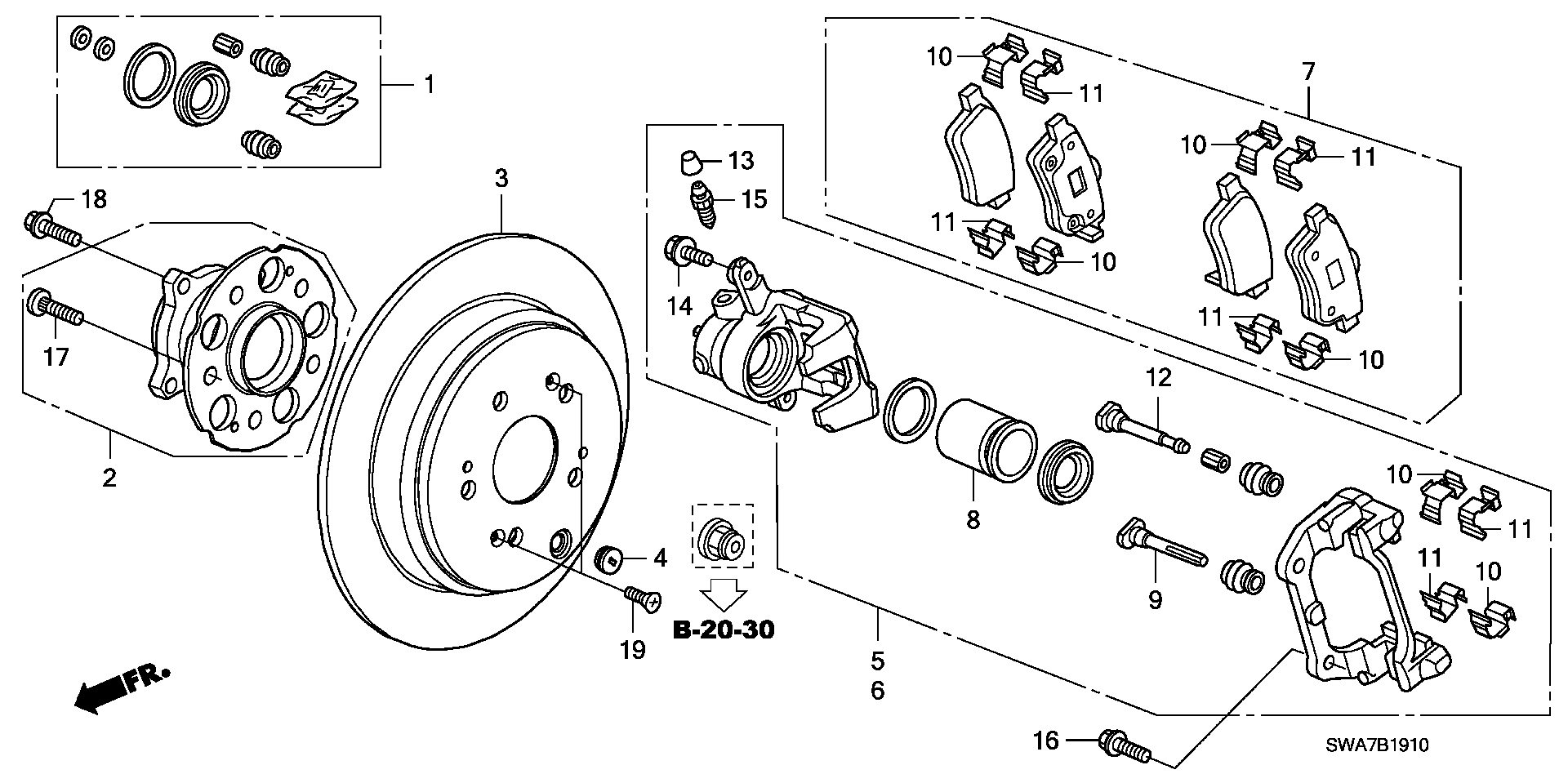 Honda 90113SD4901 - Riteņa stiprināšanas skrūve ps1.lv