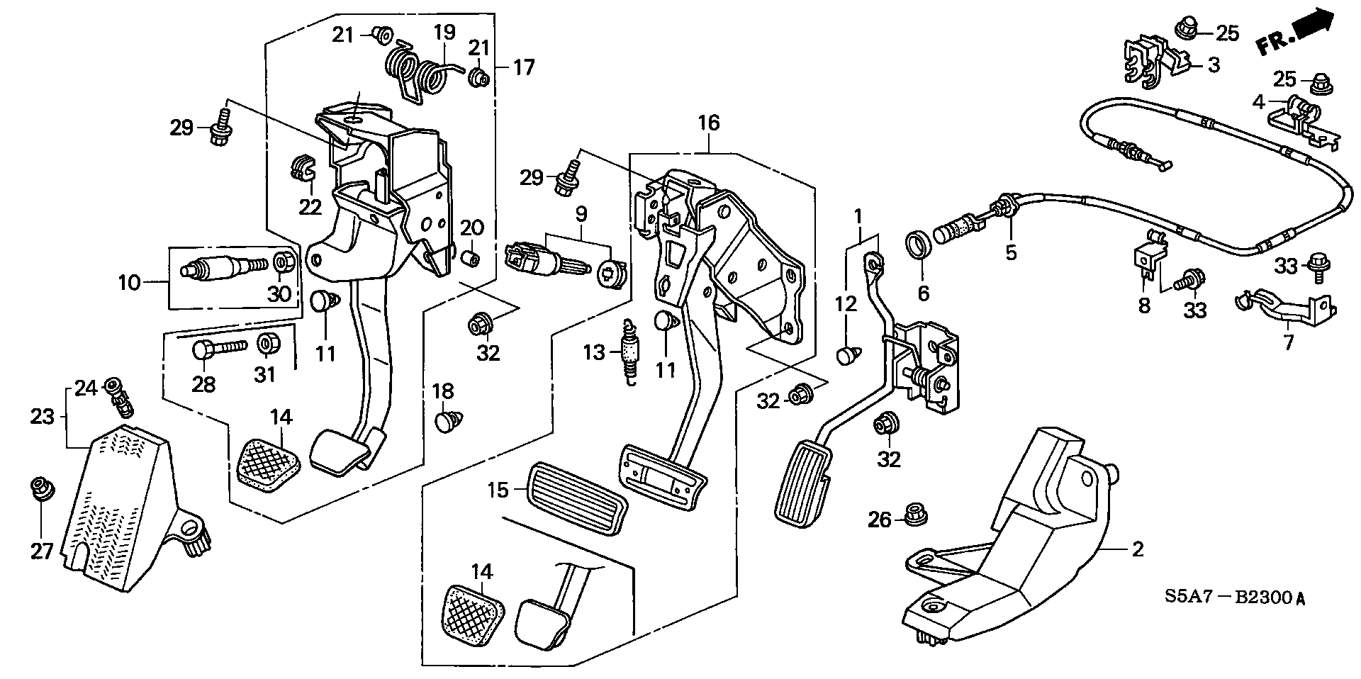 Honda 35350S5AJ02 - Bremžu signāla slēdzis ps1.lv