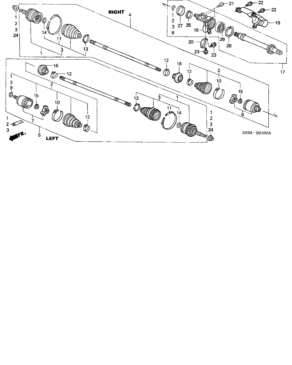 Honda 44018-SAB-N01 - Putekļusargs, Piedziņas vārpsta ps1.lv