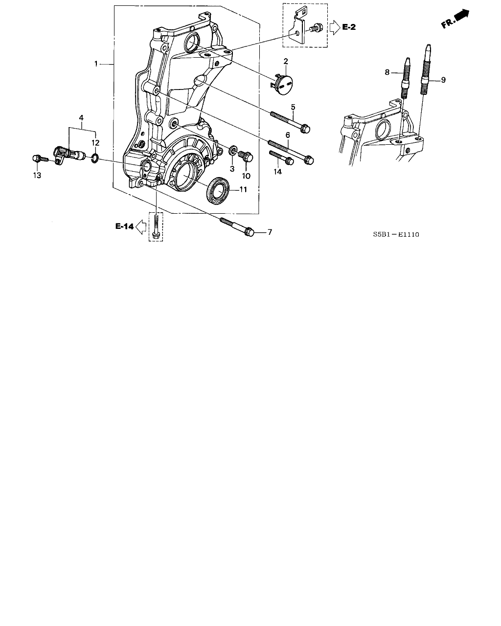 Honda 91212-PWA-003 - Vārpstas blīvgredzens, Kloķvārpsta ps1.lv