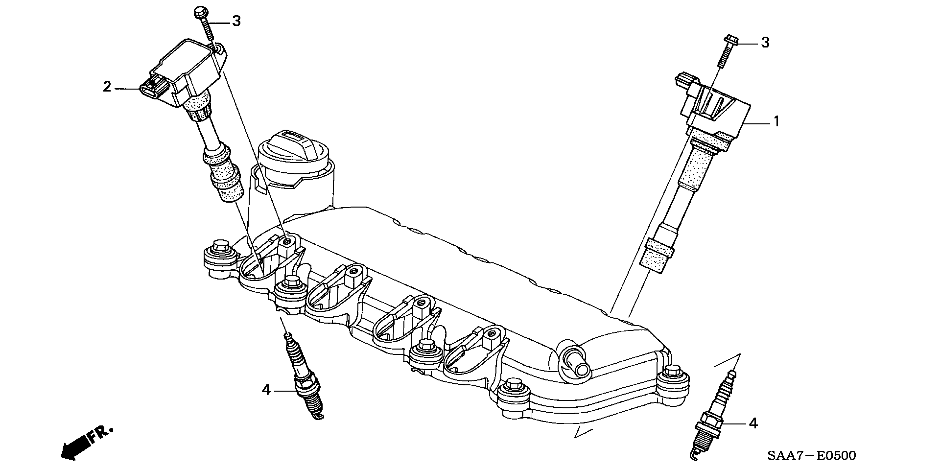 Honda 30520-PWA-003 - Aizdedzes spole ps1.lv