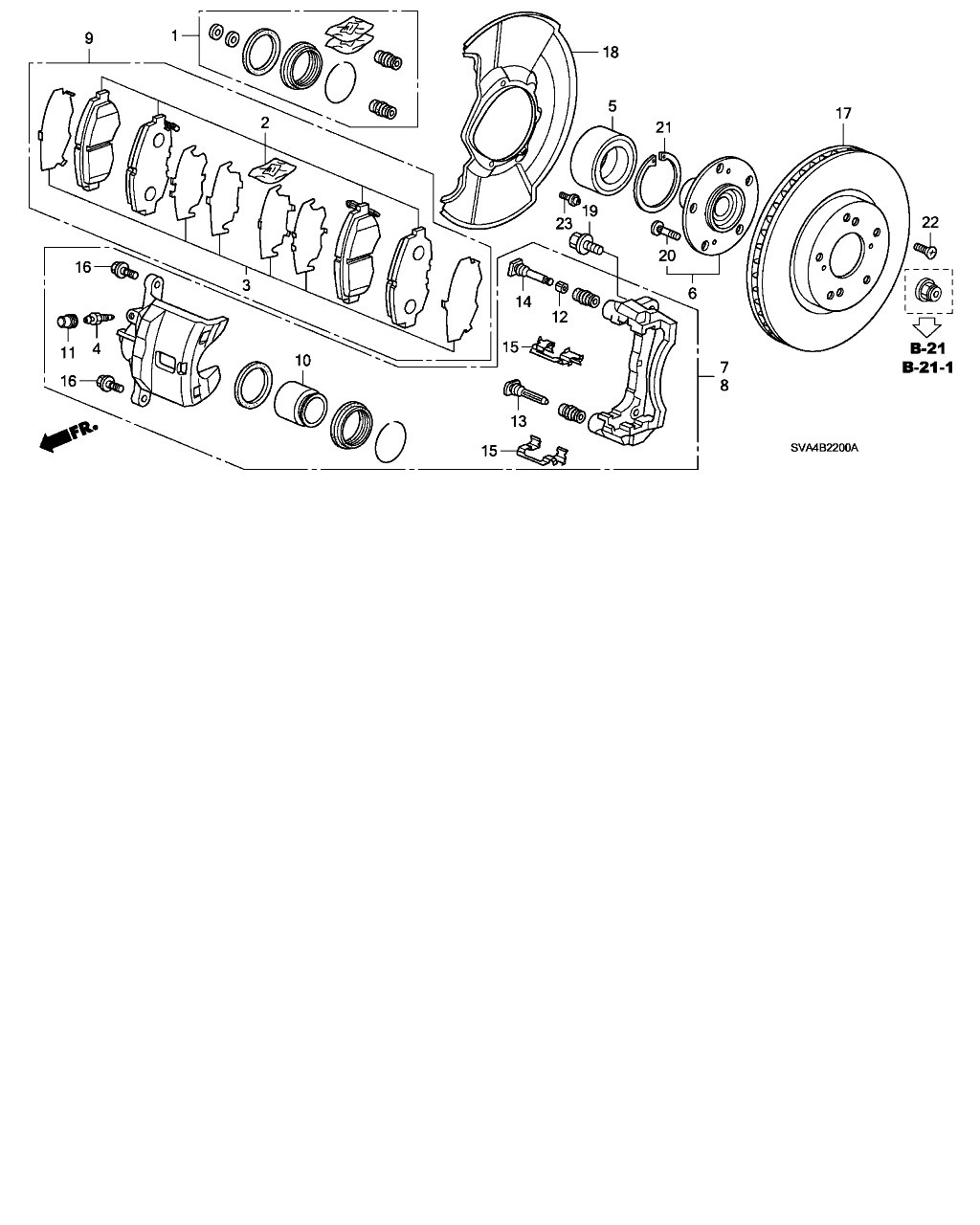 Honda 90681-SNA-000 - Riteņa rumbas gultņa komplekts ps1.lv