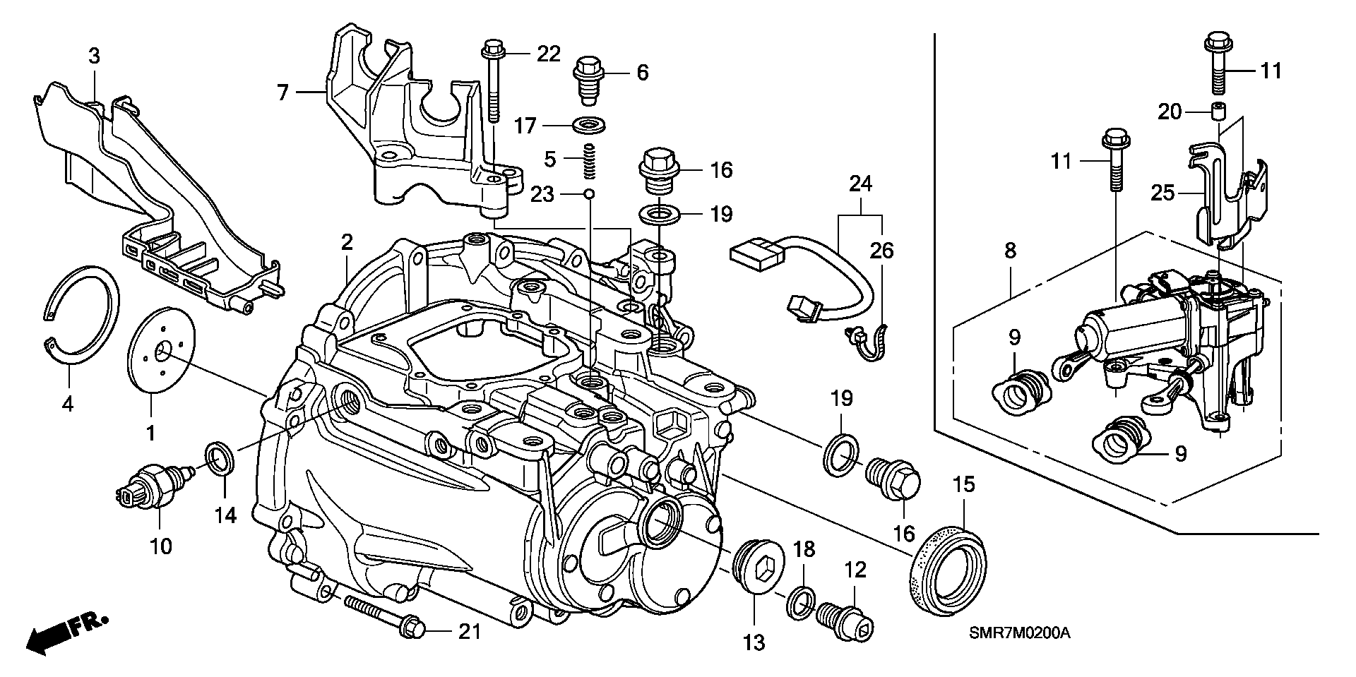 HONDA (GAC) 28700PWL003 - Slēdzis, Atpakaļgaitas signāla lukturis ps1.lv