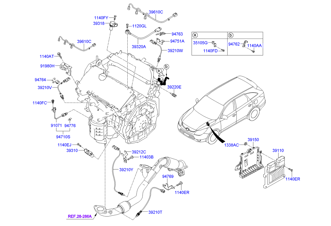 Hyundai 392103C300 - Lambda zonde ps1.lv