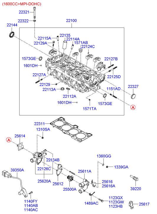 KIA 2562026100 - Termostats, Dzesēšanas šķidrums ps1.lv