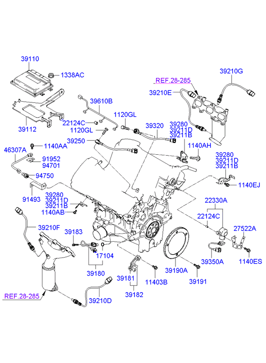 KIA (DYK) 3921037533 - Lambda zonde ps1.lv