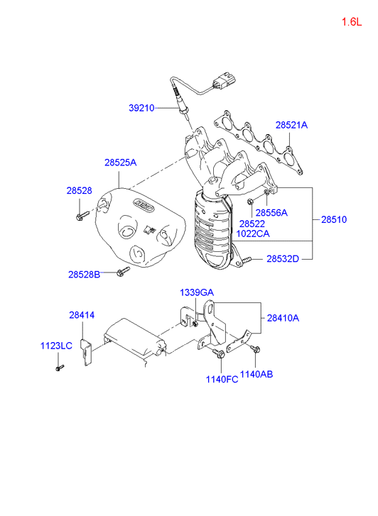 KIA 39210-23500 - Lambda zonde ps1.lv