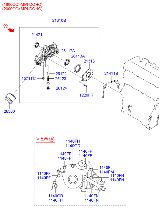 Honda 2630035502 - Eļļas filtrs ps1.lv