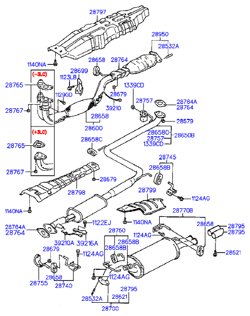 Hyundai 28658-34010 - Bukse, Stabilizators ps1.lv