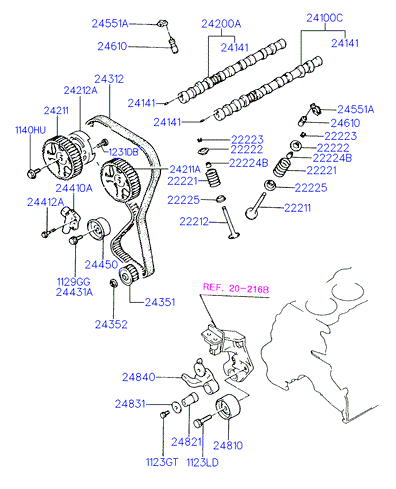 KIA 24312 33160 - Zobsiksna ps1.lv