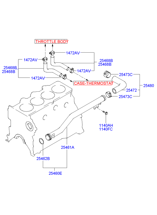 KIA 2547223200 - Hose - water inlet pipe connection ps1.lv