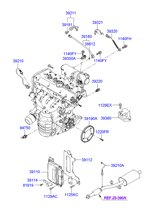 KIA 39210-26700 - Lambda zonde ps1.lv