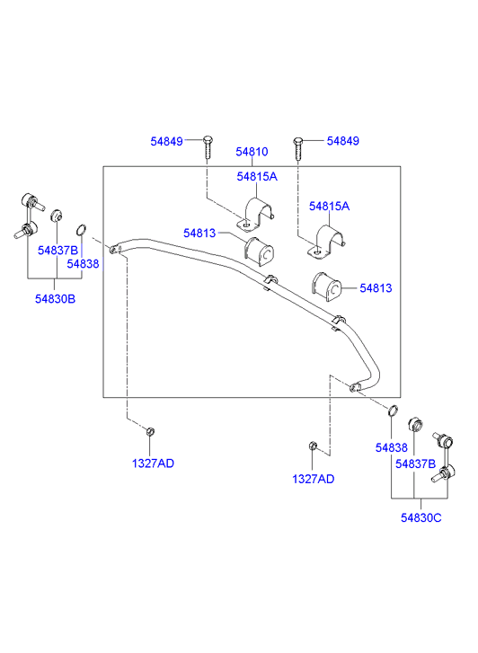 RENAULT 54830-17010 - Stiepnis / Atsaite, Stabilizators ps1.lv