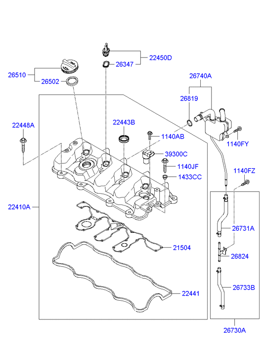 Buessing 39300-27400 - Devējs, Sadales vārpstas stāvoklis ps1.lv