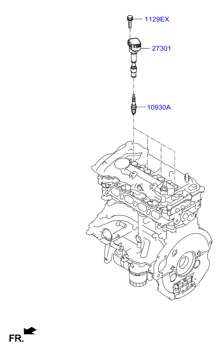 Hyundai 18867 09095 - Aizdedzes svece ps1.lv