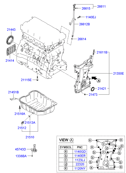 Chrysler 21443 25000 - Vārpstas blīvgredzens, Kloķvārpsta ps1.lv