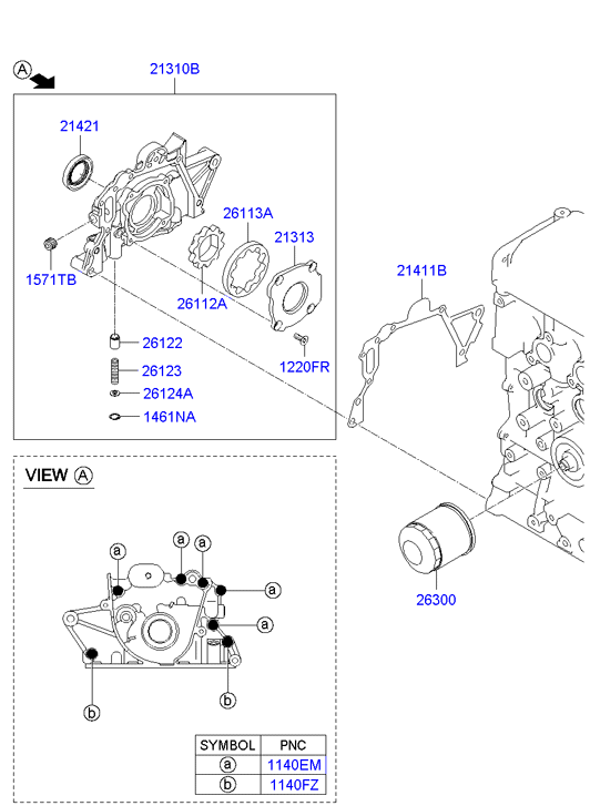 KIA 21421-21020 - Vārpstas blīvgredzens, Kloķvārpsta ps1.lv