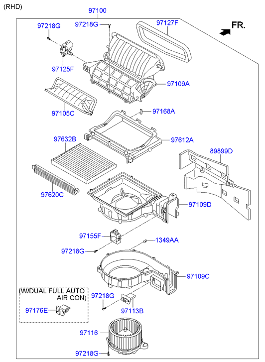 KIA 97133-2W000 - Filtrs, Salona telpas gaiss ps1.lv