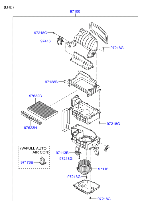 GMC 97133-2L000 - Filtrs, Salona telpas gaiss ps1.lv