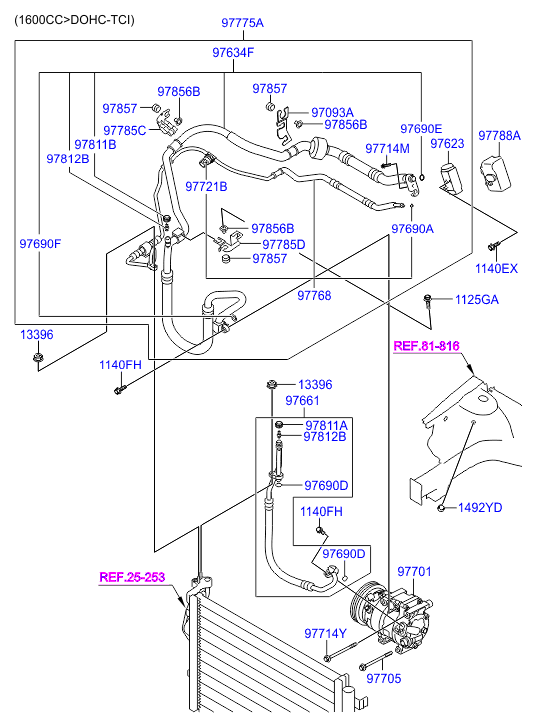 KIA 9769034330 - Blīve, Ieplūdes kolektors ps1.lv