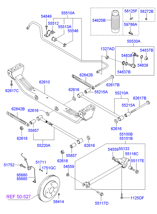 AUDI 5553017000 - Neatkarīgās balstiekārtas svira, Riteņa piekare ps1.lv