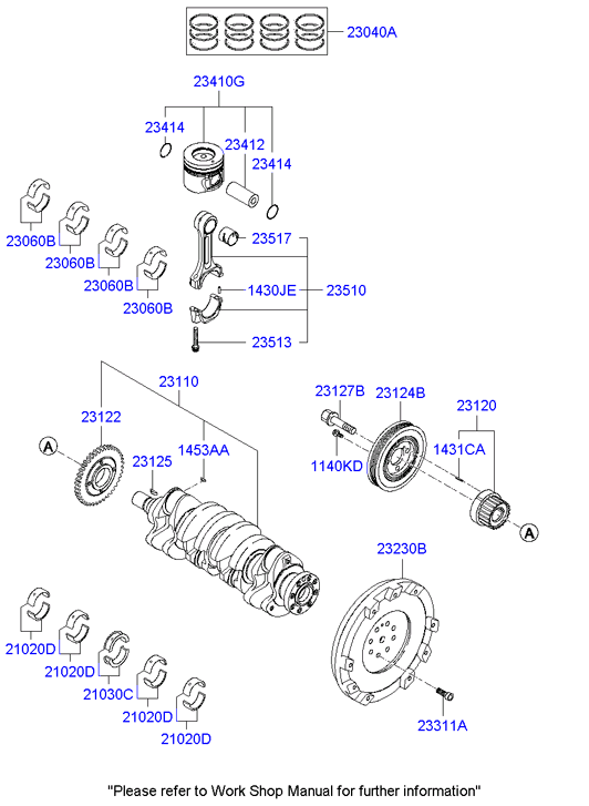 Hyundai 23200-27100 - Spararats ps1.lv