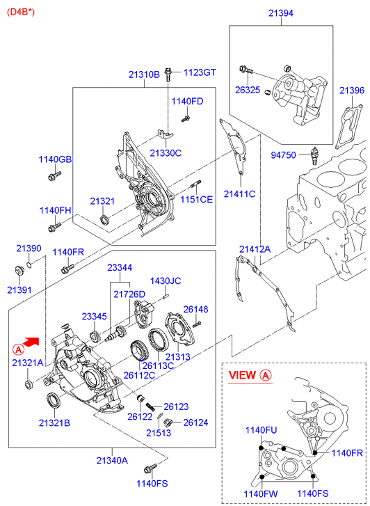 KIA 21321-42031 - Blīvju komplekts, Motora bloks ps1.lv