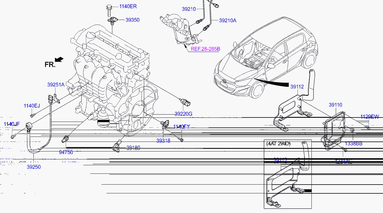 Hyundai 39210 03080 - Lambda zonde ps1.lv