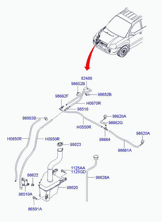 Buessing 98510-2C100 - Ūdenssūknis, Stiklu tīrīšanas sistēma ps1.lv