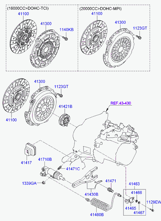 KIA 41100-23600 - Sajūga disks ps1.lv