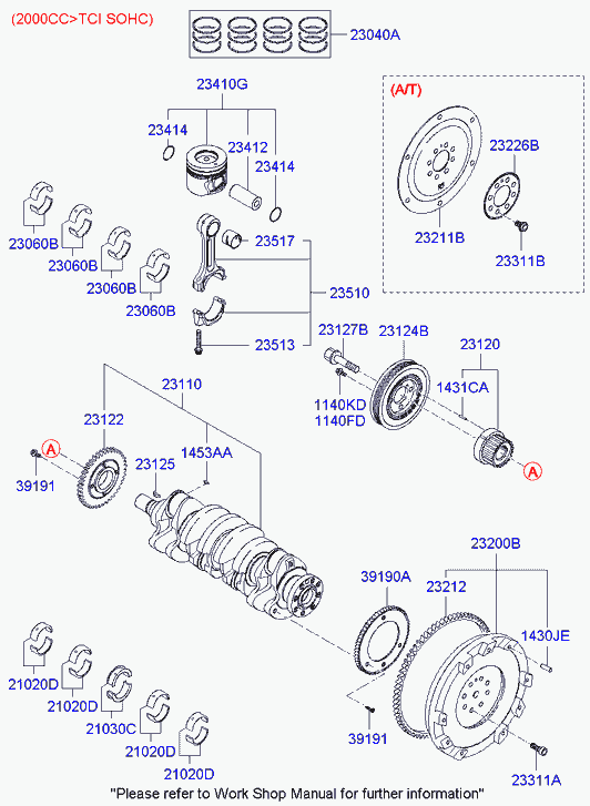 Hyundai 2311037300 - Ūdenssūknis ps1.lv