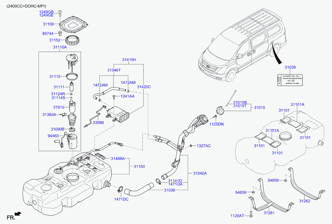 Hyundai 310152D500 - Kvēlspuldze, Dienas gaismas lukturis ps1.lv