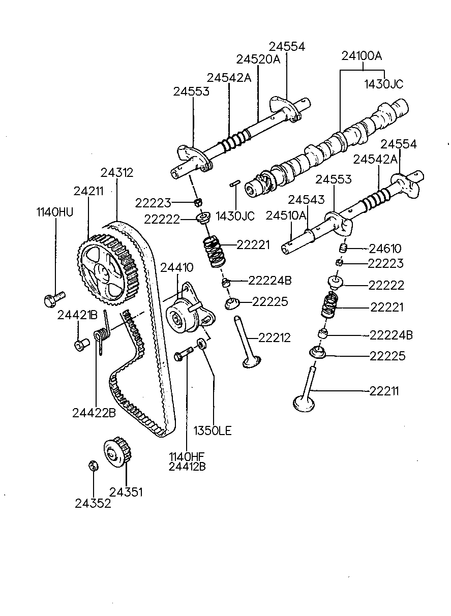 Mitsubishi 24410-32560 - Siksnas spriegotājs, Zobsiksna ps1.lv